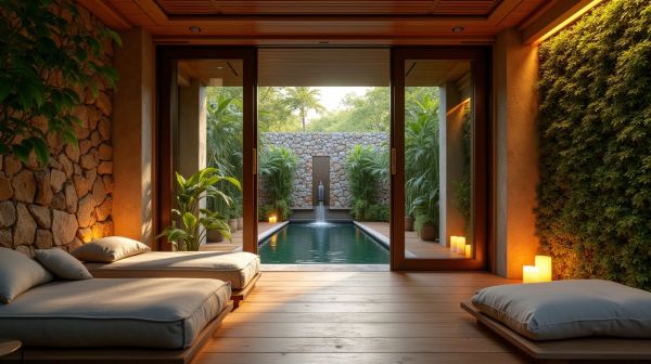 Créer un abri pour spa : alliance de bien-être, durabilité et design