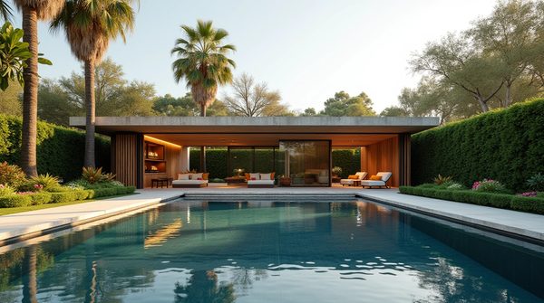 Idées créatives pour un pool house fonctionnel et esthétique