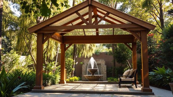 Top conseils pour construire un abri de spa élégant et durable
