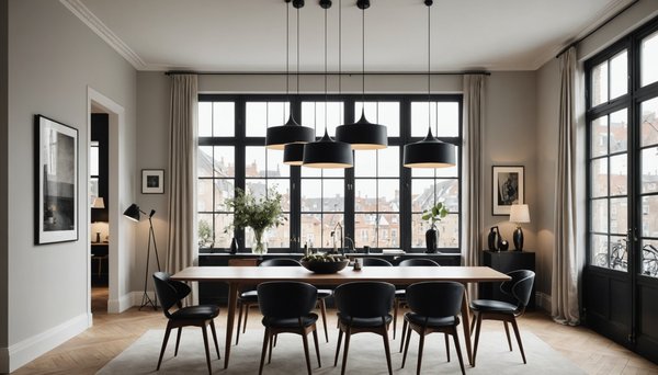 Suspension style danois delisse : le chic à portée de main